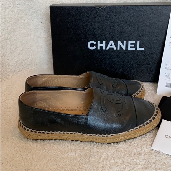 Chanel Espadrilles Black Lambskin 35 - Picture 5 of 8